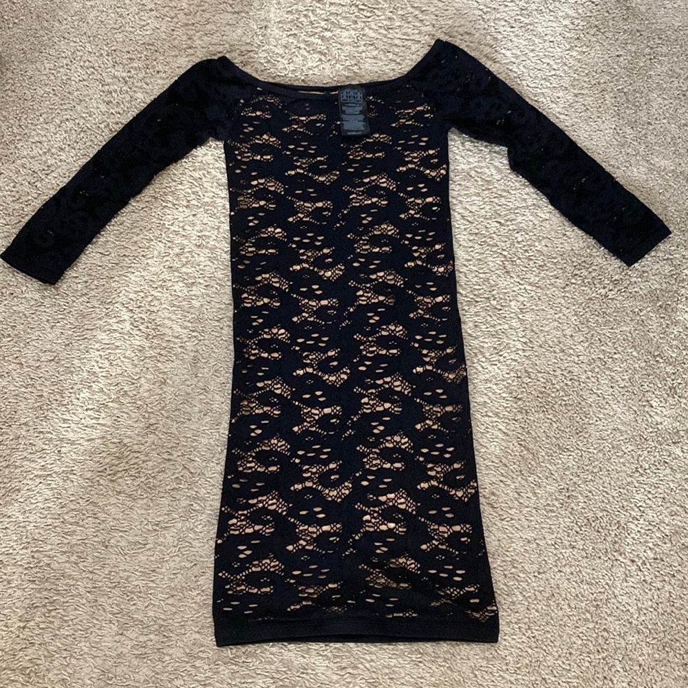 GUESS SEXY BLACK MINI DRESS